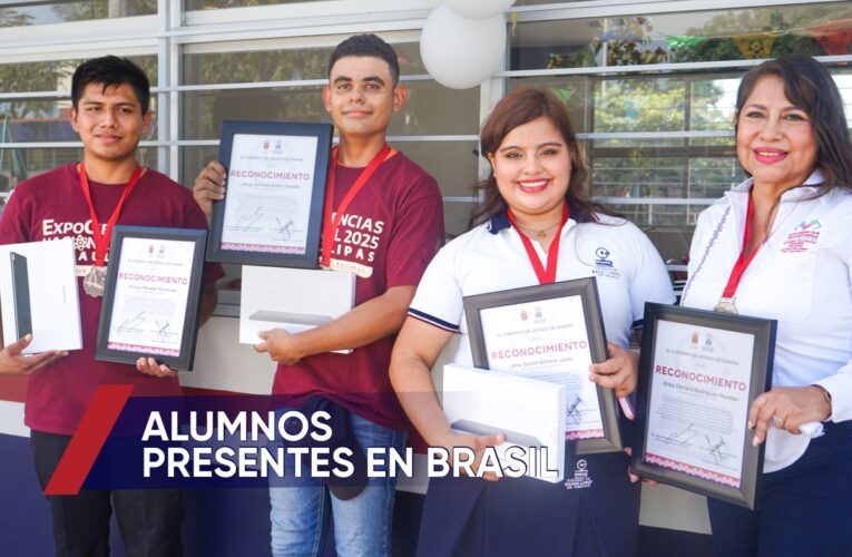 Estudiantes del Cobach representarán a México en Brasil