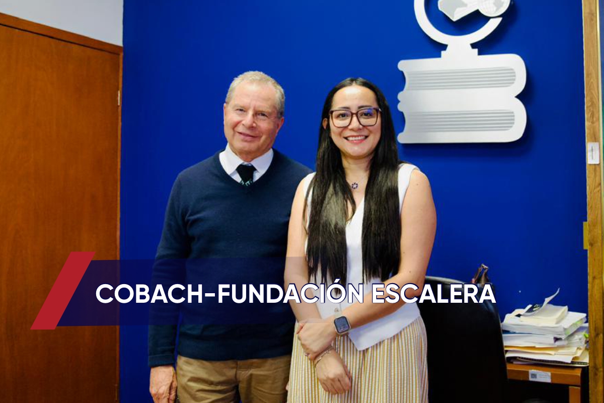 Cobach y Fundación Escalera consolidan alianza estratégica en favor de la formación integral de estudiantes cobachenses.