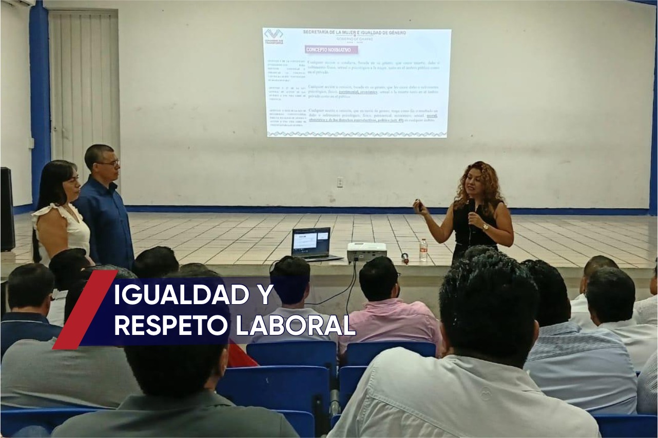 Directivas y directivos de la Zona Centro Fraylesca fortalecen conocimientos para promover entornos laborales libres de violencia, discriminación y con enfoque de igualdad.