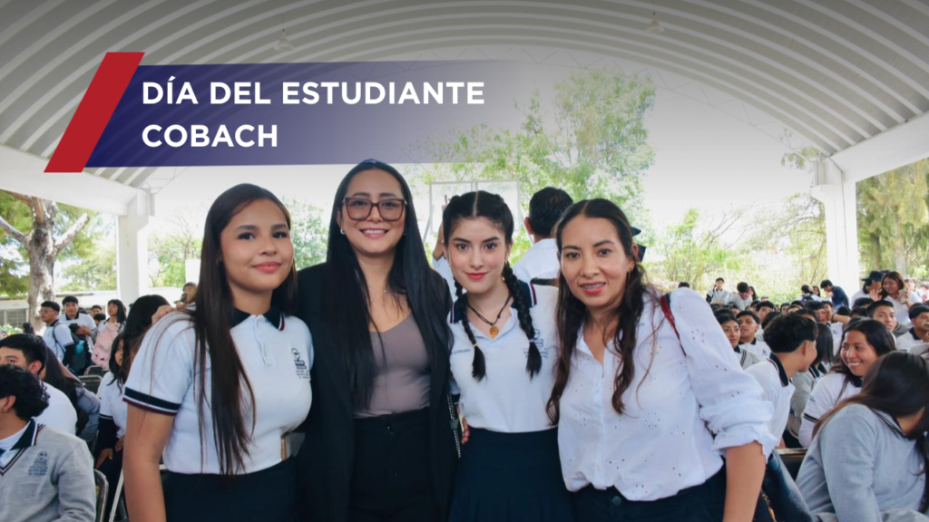 La directora general, Viridiana Figueroa García, encabezó los festejos del Día del Estudiante, desde el plantel 10 Comitán
