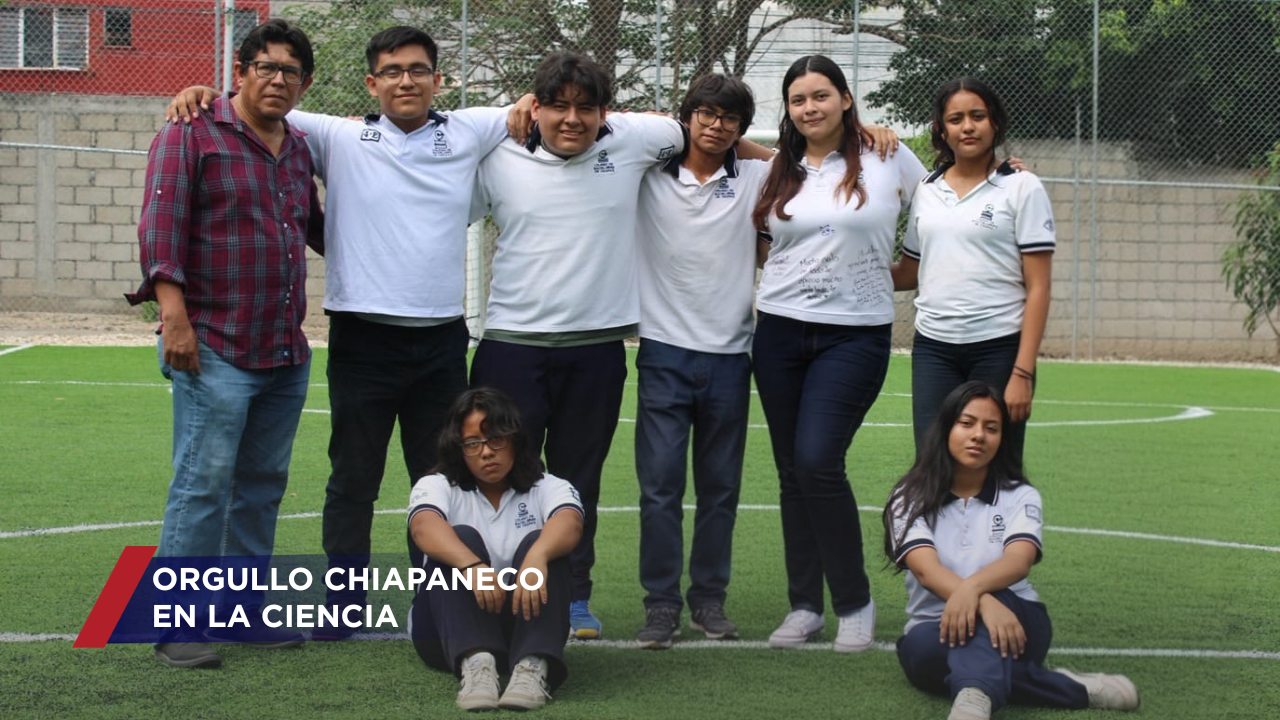 El equipo "Amber Particles", se posicionó dentro de los 50 mejores proyectos de investigación científica escolar en el concurso internacional "Beamline for Schools 2026”, organizado por el CERN en Suiza