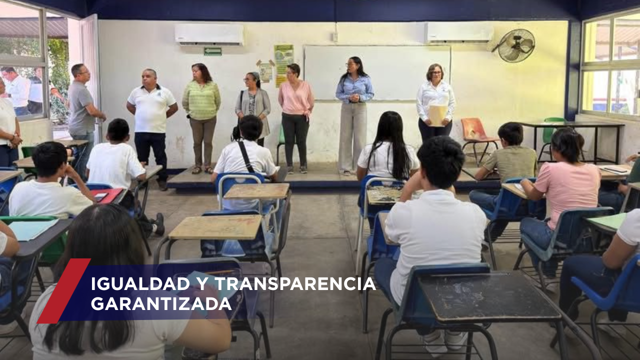 ​La directora general constató el desarrollo ordenado y transparente de la jornada de ubicación realizada de manera simultánea en todo el estado para atender a seis mil 963 aspirantes de los 12 planteles con mayor demanda